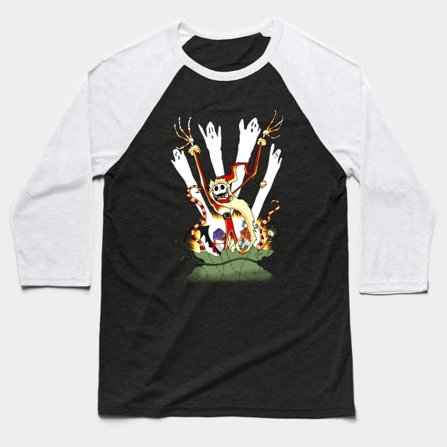 Sandy Claws Baseball T-Shirt by F. Crescent 1781